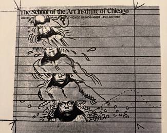 The School of the Art Institute of Chicago and the Advance Screen Company, Chicago 1970’s