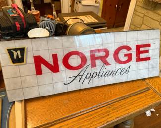 Norge Appliance Sign