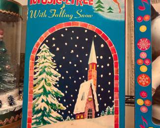 Vintage Christmas Musical Box