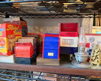 Large Quantity of Metal Post Office Banks