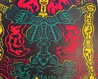Vintage Karl Wirsum Print 1970's