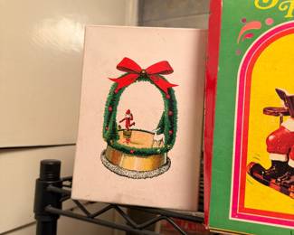 Vintage Christmas Musical Box
