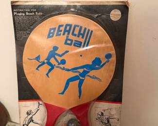Vintage Beachball Paddles