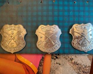 Collection of Vintage Tin Toy Badges