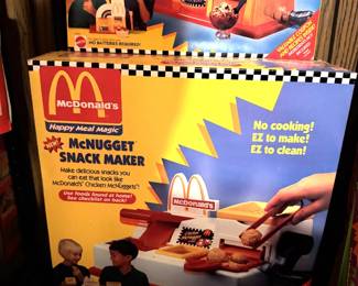 Collectible McDonalds Toys McNuggets Snack Maker