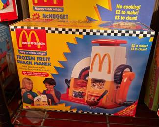 Collectible McDonalds Toys Frozen Fruit Maker