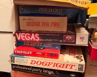 Large Quantity of Board Games, Cannot verify if all pieces are in each box