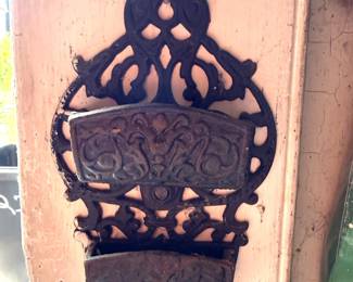 Antique Match Holder