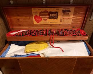 Cedar Trunk and it's filled with Linens