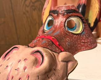 Large Quantity of Vintage Halloween Masks, Some have Conditional Issues