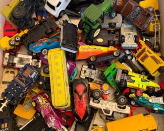 Box of Random Hot Wheels
