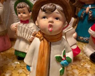 Vintage Christmas Caroling Figurines