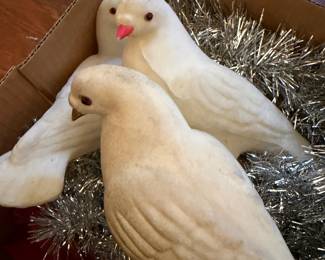 Vintage Christmas Doves