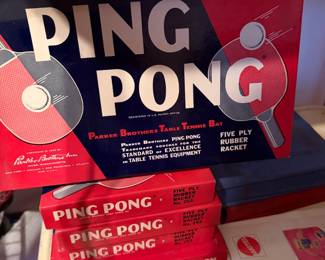 Parker Brothers Ping Pong Set, Multiples