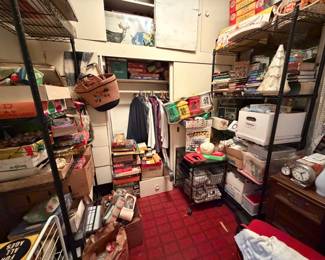 Crafting Supplies in this room, to the right