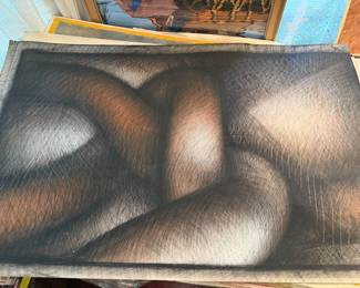 Abstract Art on Paper, Frank Piatek Artist