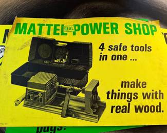 Vintage Mattel Power Shop Advertisement