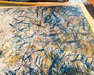 Abstract Art on Paper, Frank Piatek Artist