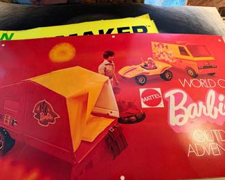 Barbie Cardboard Advertisement