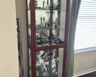 Curio Cabinet measures 24x12x76