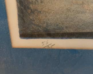Pierre Henry Signed and Numvered Floral Still Life Lithograph