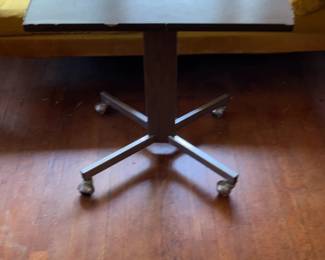 Vintage Rolling Wood Table