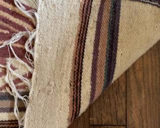 Vintage Hand-Woven Bird Motif Tapestry 32 x 23