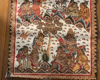 Balinese Kamasan Traditional Painting on Fabric