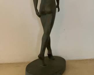Virginia Morris Pollak Sculpture of Nude Woman "DESHA"