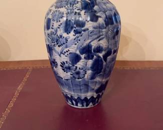 Antique Asian Ceramic Chinoiserie Vase
