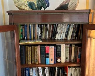 Large selection of books, both fiction and nonfiction, paperback and hardback.