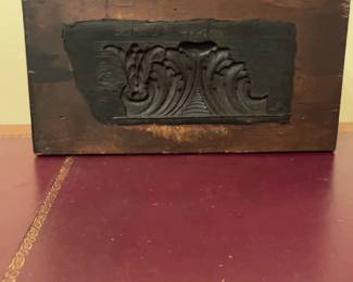 Antique Hand-Carved Wood Decorative Wall Plaque