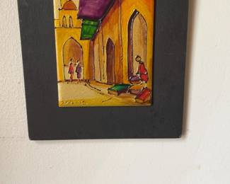 Judaica Art By Hadar Aviv Israel Enamel Painting