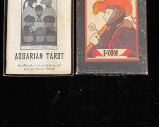 Vintage Aquarian Tarot Deck and Instruction Book