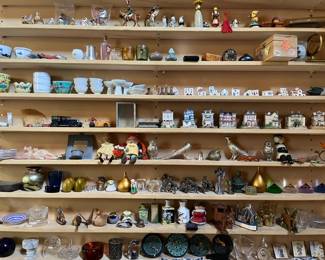 Knick knacks galore from around the world and priced to sell