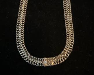 Vintage  Taxco Mexican Sterling Silver Necklace