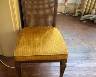 Vintage Mid-Century Modern Upholstered Stool