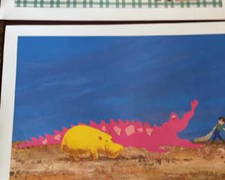 1965 Zoo, Where Are You? Complete 8-print Portfolio by Ezra Jack Keats.