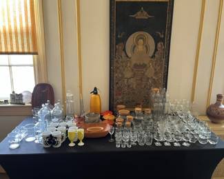 Large amount of quality glassware