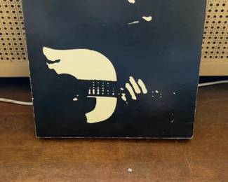 Vintage Guitarist Wood Wall Art by Andy Fuhrman