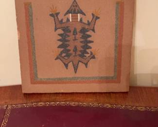Navajo Sand Painting Art Tile