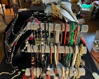 Costume jewelry, silver, and vintage finds