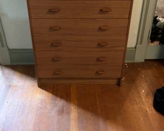 Mid-Century Modern Style 6-Drawer Tall Dresser