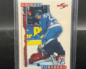 Peter Forsberg | 1995-96 Score #31 | Quebec Nordiques | Hockey Hall of Fame