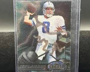 Troy Aikman | 1998 Metal Universe #11 | Dallas Cowboys | Hall of Fame