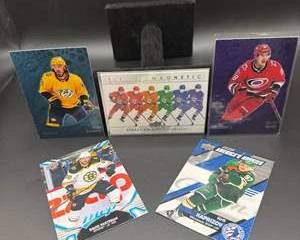 NHL Hockey Card Lot | David Pastrnák, Kirill Kaprizov, Matt Duchene, Martin Necas & Sebastian Aho