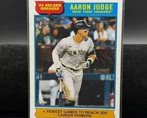 2025 Topps Heritage Aaron Judge Record Breaker #3 | Fewest Games to 300 Home Runs | Yankees