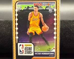 Victor Wembanyama | 2023-24 Panini NBA Hoops Rising Stars #282 Halloween Parallel RC | Spurs