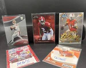 Prime NFL Card Lot | Brock Purdy RC, Patrick Surtain II /30, Cameron Ward, Michael Woods II & Caden Sterns