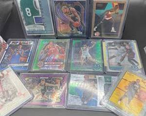 NBA Basketball Card Lot | Kevin Durant, Kristaps Porzingis Game-Used Jersey, Dominique Wilkins, Select Prizm & RCs